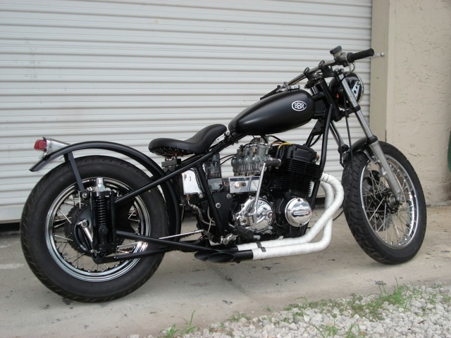 Honda cm 400 hardtail frame